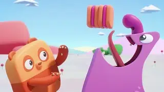 Tangranimals | The yummy-sounding cake (Compilation) Cartoon in English for Kids | New episodes