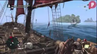 Assassin's Creed 4 Black Flag - How to Destroy Multiple Ships