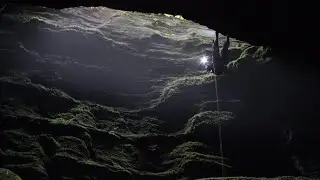 120 foot repel ￼leads to underground Wonderland ￼