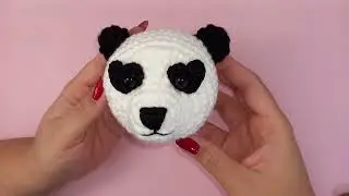 Painted Panda amigurumi - Two Point Museum Zooseum DLC