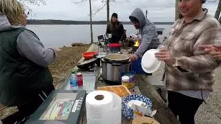Potato soup, Ham Sliders and Good Friends