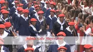 Subida Calle Mayor Alarde Hondarribia 2016 (por la mañana) | Txingudi Online