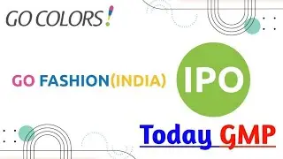 go colors ipo gmp and go Colors ipo latest news #shorts