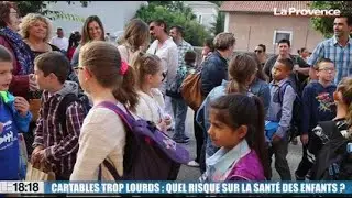 Cartables trop lourds : quel risque sur la sant&eacute; des enfants ?