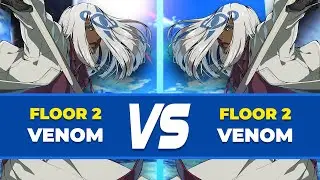 GGST Floor 2 ▶ Venom vs Venom . Guilty Gear STRIVE Low Level Gameplay