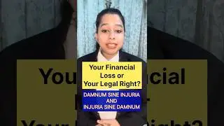 Damnum sine injuria and Injuria sine damnum | #caselaw #awareness #news #seperation #judgment #clat
