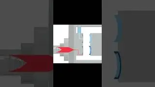 Two color injection molding animation