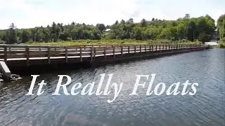 Floating Bridge In Brookfield Vermont Explored