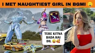 I MET INDIAN NAUGHTY GIRL IN PUBG / BGMI 😍SHE GIVE BEST SHOCKING REACTION AFTER CHICKEN DINNER 😂