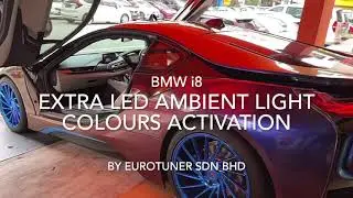 BMW i8 Extra LED Ambient Light activation