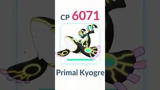 ✨Primal Kyogre Destroy Giovanni Badly in #pokemongo