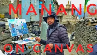 Manang Village (Valley) Artist perspective 