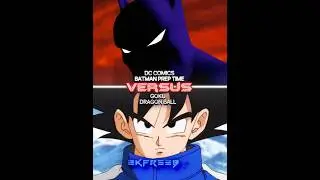 Batman vs Goku |#shorts #dc #comics #anime #manga #dragonball #viral