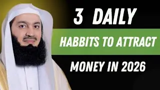 3 Daily Habits To Attract Money in 2026 | Mufti Menk | Special bayan for humans