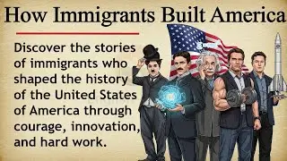 How Immigrants Built America 🇺🇸🗽 || Learn English Through Story Level 2 || Graded Reader 🎧