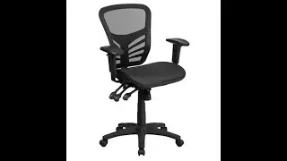 Flash Furniture Mid-Back Executive Chair  Black 250-Lb. Capacity Model# HL0001