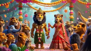 Sher Ki barat | शेर की बारात |Animal Wedding | Hindi Rhymes | Zain Toons | Cartoon Song | Kids song