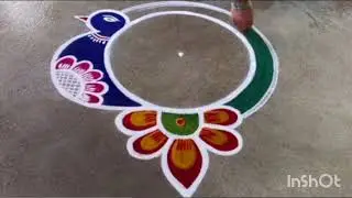 New year easy muggulu 🍍🌺 easy rangoli designs 🎈