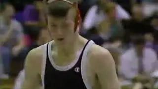 1992 Region 3 NJ Wrestling finals   140lbs  Francis Dunn vs Pat McCafferty