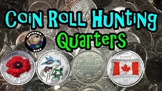 Coin Hunting Canadian Quarters Looking For Silver & Color