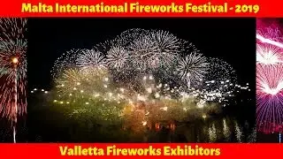 Valletta - Malta International Fireworks Festival 2019 - Fireworks Show