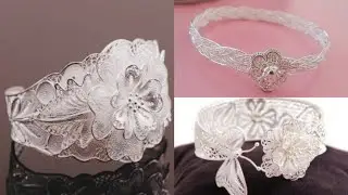 Latest & Stylish Girl's Silver Bracelet Design Idea/Chandi Bracelet/Silver Kada For Ladies/Bracelet