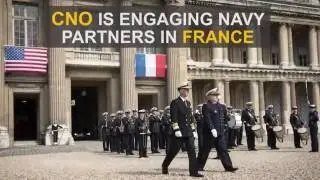 31 seconds, 31st CNO: CNO Engages Navy Partners in France
