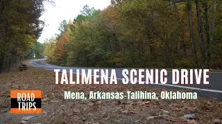 Talimena GoPro Drive 4K • Autumn Colors • National Scenic Byway