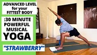 YOGA FOR STRENGTH, POWERFUL, MUSICAL FUN YOGA from LA's YOGA LEADER.  30-minutes ATHLETIC YOGA