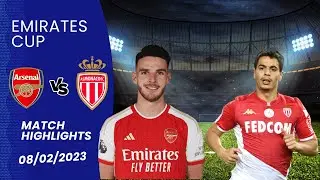 Arsenal vs Monaco 1-1 (Pen5-4) All Goals & penalties highlights | Emirates Cup 2023 | #arsenalfc