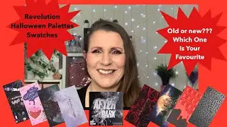 Revolution Halloween Palette Swatches, Old & New💖💖💖