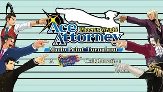 Phoenix Wright Ace Attorney: Mario Paint Turnabout Collab