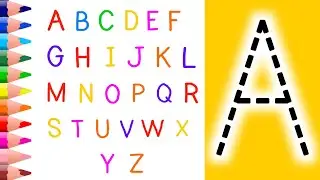 How to Write Alphabet Letters A to Z for Kids  | Learn ABC for kids