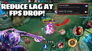 REDUCE LAG & FRAME DROPS WITH THIS (2 SETTINGS) MLBB TIPS & TRICKS!