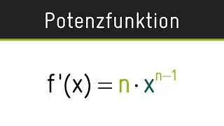 Ableitung — Potenzregel | Herleitung mit allgemeiner binomischer Formel & Ausklammern