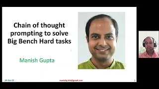 Chain of thought prompting to solve Big Bench Hard tasks