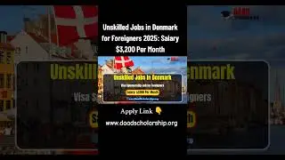 unskilled jobs in Denmark with free visa sponsorship 2025 #jobs #shorts #jobsearch #denmark