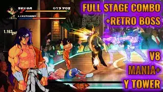 Streets of Rage 4/ V8/ Mania+/ Shiva/ Y Tower Full Stage Combo + Retro Boss!