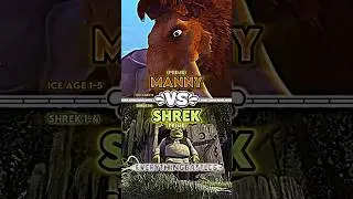 Manny vs Shrek #edit #meme #wis #iceage #bluesky #shrek #dreamworks #universal #disney