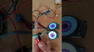ESP32 with two GC9A01 eyes. 2/3