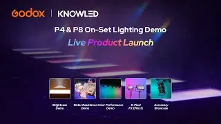 KNOWLED P1200R Hard P8&P600R Hard P4 On-set Lighting Demo