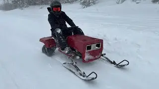 We Put Snow Tracks on a Racing Lawnmower