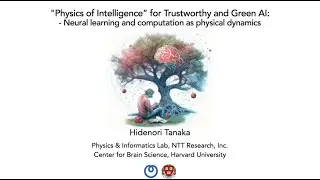 Neural learning and computation as physical dynamics - Hidenori Tanaka (Jan 2024)