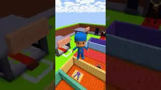 KPop Demon Hunters vs Squid Game Lava Jump P.4 #kpop #minecraft