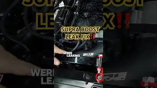SUPRA BOOST LEAK FIX‼️ #SUPRABOOSTLEAK