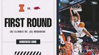 Arkansas vs. Illinois - First Round NCAA tournament extended highlights