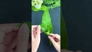 DIY mango leaves #handmadeDIY #uniquehandmadeart #lovehandmade #handwork.3