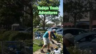 A day in the life of picking up trash! #pickuptrash #communityservice