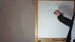 KS 2 Mathematics: 3 digits by 3 digits multiplication step by step: 234 x 789 = 184626