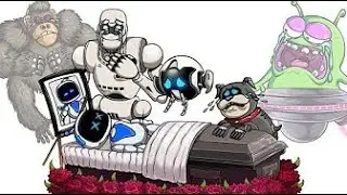 R I P ASTRO BOT! SAD STORY😭   Astro Bot Dies   FNF Goodbye World   Astro's Playroom